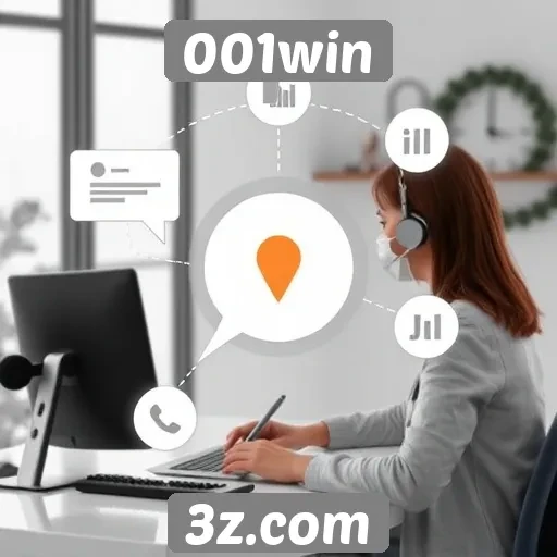 Suporte ao cliente no site 001win